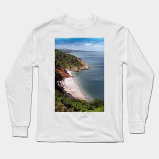 Oddicombe Beach Babbacombe Bay Devon Long Sleeve T-Shirt